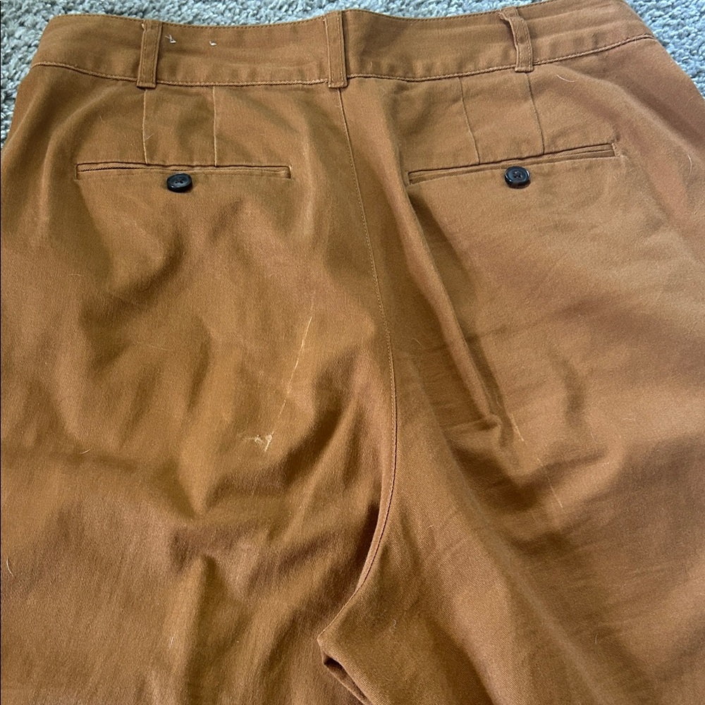 Madewell Rust Wide-Leg Pants - Picture 10 of 11